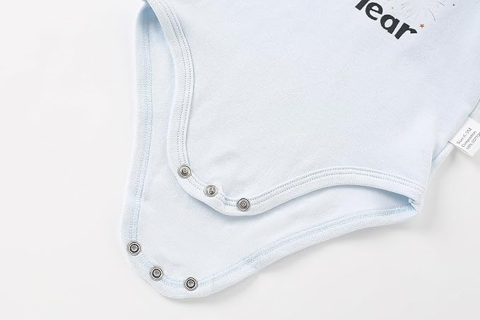 AIWUHE Unisex-Baby Short Sleeve Bodysuits Cotton One-piece Boy Girl Summer - Image 6
