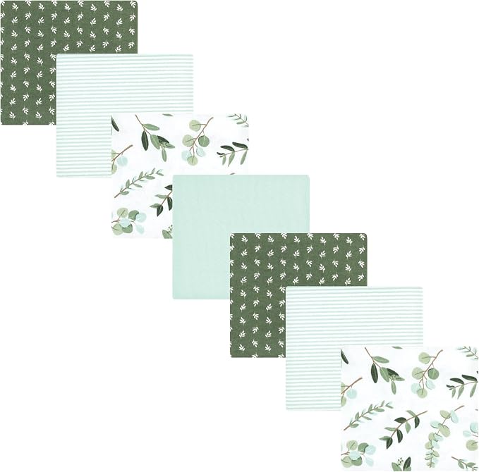 Hudson Baby Unisex Baby Cotton Poly Flannel Receiving Blankets Bundle, by HudsonBaby