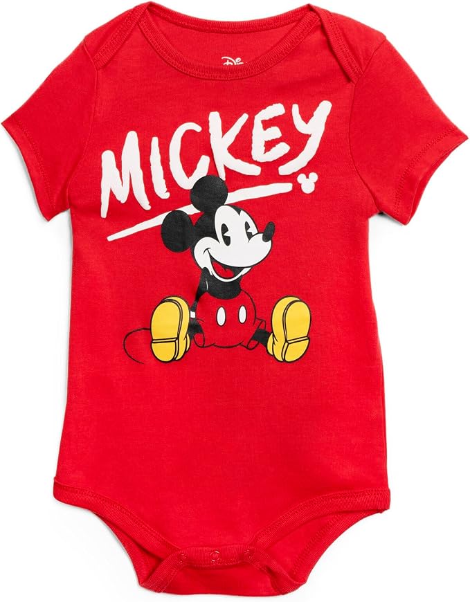 Disney Baby 5-Pack Short Sleeve Bodysuits Newborn to Infant - Image 6