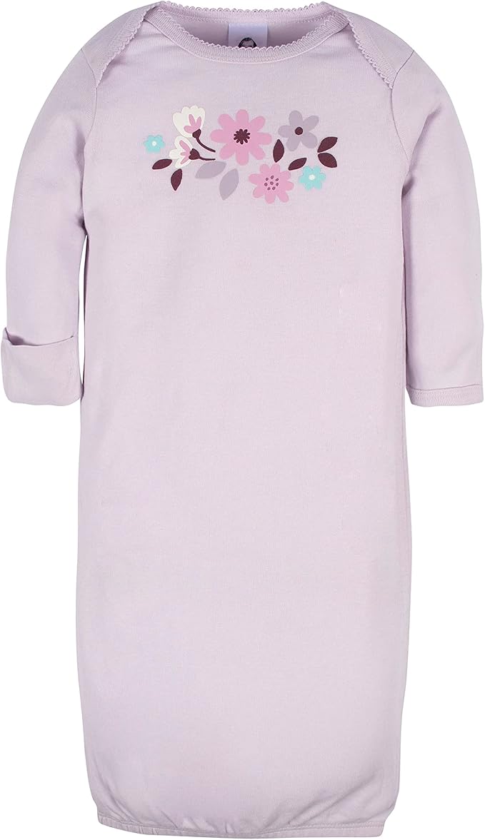 Gerber Baby Girls' 4-pack Sleeper Gown - Image 2