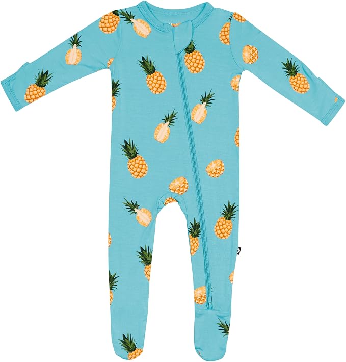 KYTE BABY Infant and Toddler Dual Zipper Footie, Ultra-Soft Rayon Made From by KYTEBABY