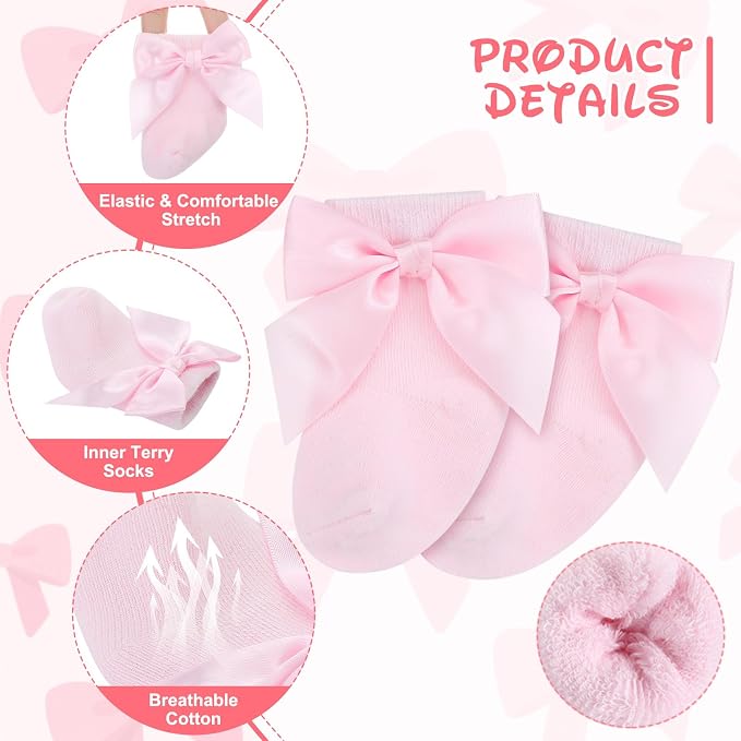 Twistover 10 Pairs Preemie Cotton Turn Cuff Socks - Image 4