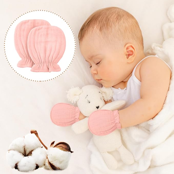 Baby Mittens Newborn No Scratch 0-6 Months - Image 4