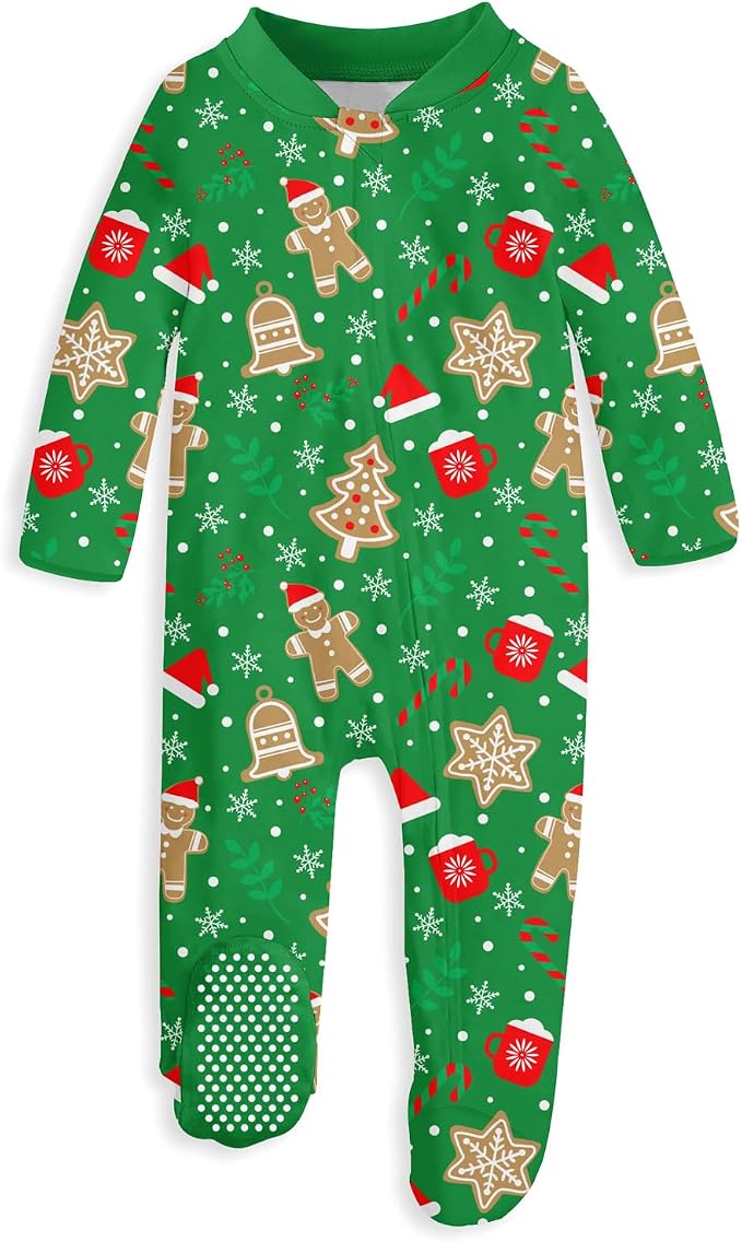 uideazone Baby Girls Footed Pajamas, Zip Sleeper by uideazone