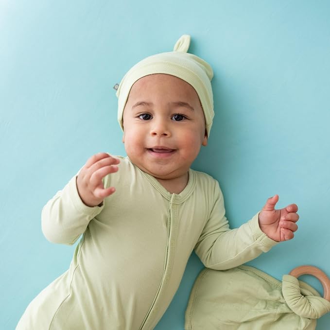 KYTE BABY Unisex Bamboo Rayon Baby Beanie Soft Knotted Cap - Image 2