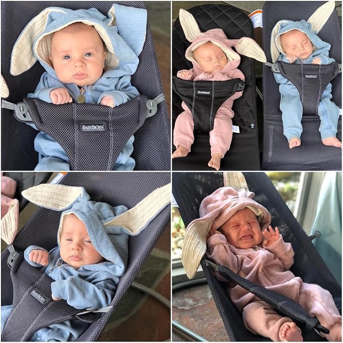 Simplee kids Baby Bunny Outfits Romper, Zipper Up - Image 5