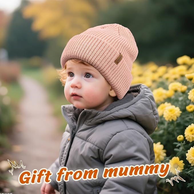 DANMY Infant Toddler Beanie Kint Hat Baby Boys Girls Beanies Kids Winter Hats - Image 2