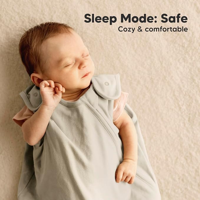 2-Pack Organic Baby Sleep Sacks, 100% Cotton 0.5TOG - Image 7