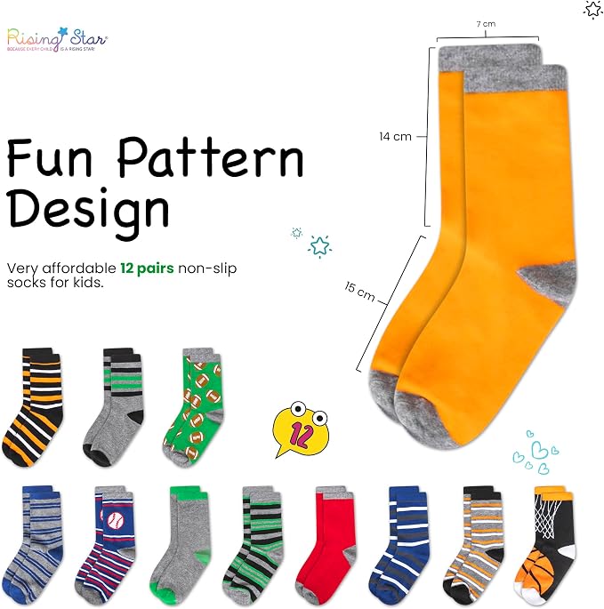 Rising Star Baby Sock, Toddler Sock, Kids Socks Multipacks - Image 3