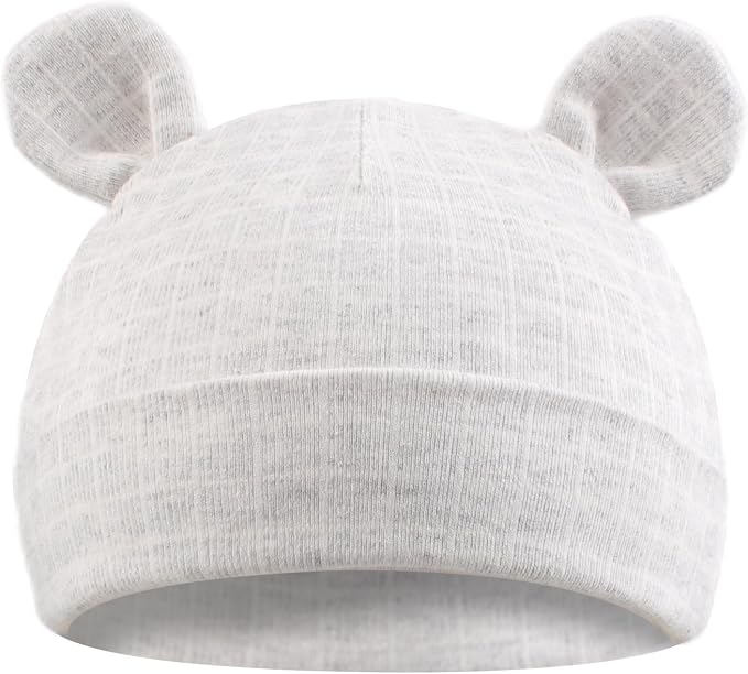 Cotton Newborn Baby Girls Hat Spring Newborn Boys Hat Cute Rabbit Infant Beanie - Image 2