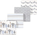 Luvable Friends Little Treasure Flannel Receiving Blankets 4pk by Luvable+Friends