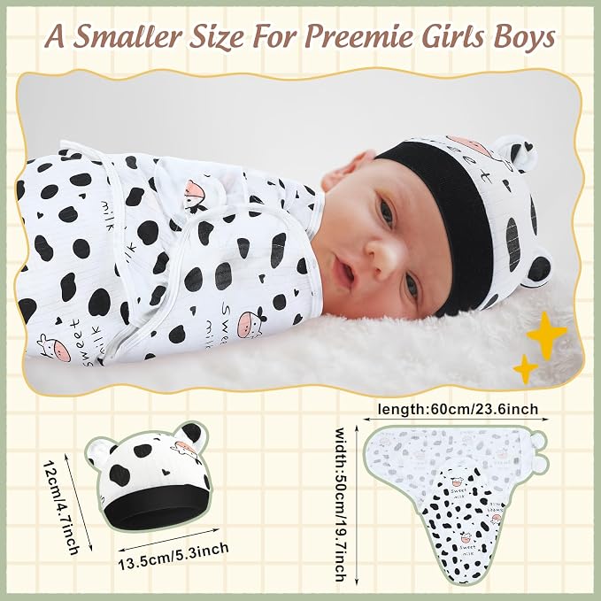 Buryeah 4 Pack Swaddle Blanket Wrap - Image 3