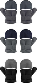 YMYDYFC 3Pack Baby Toddler Mittens Boy&Girl Winter Gloves Kids Warm Mittens by YMYDYFC