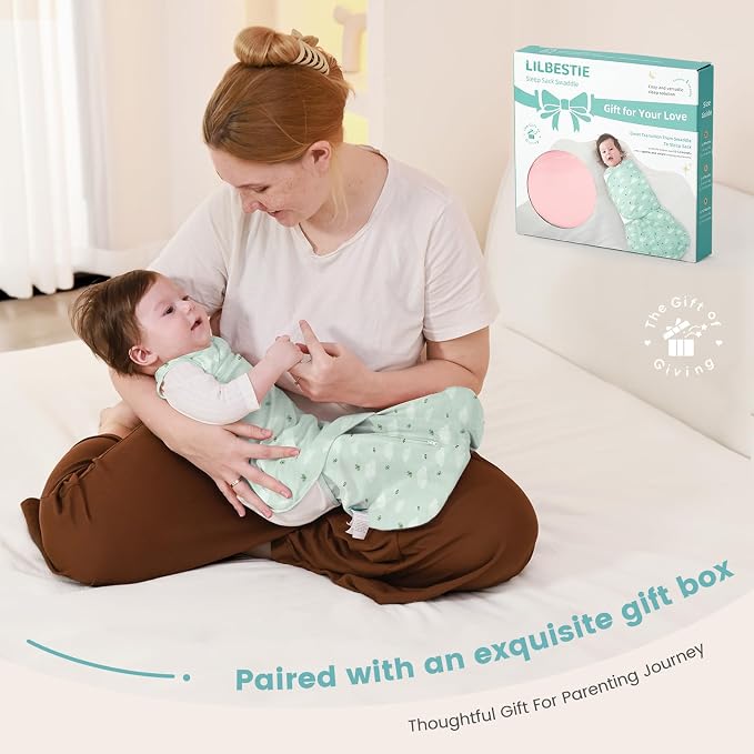 Baby Swaddle Sleep Sack, 1.0 Tog New-Parent-Friendly Swaddle - Image 6