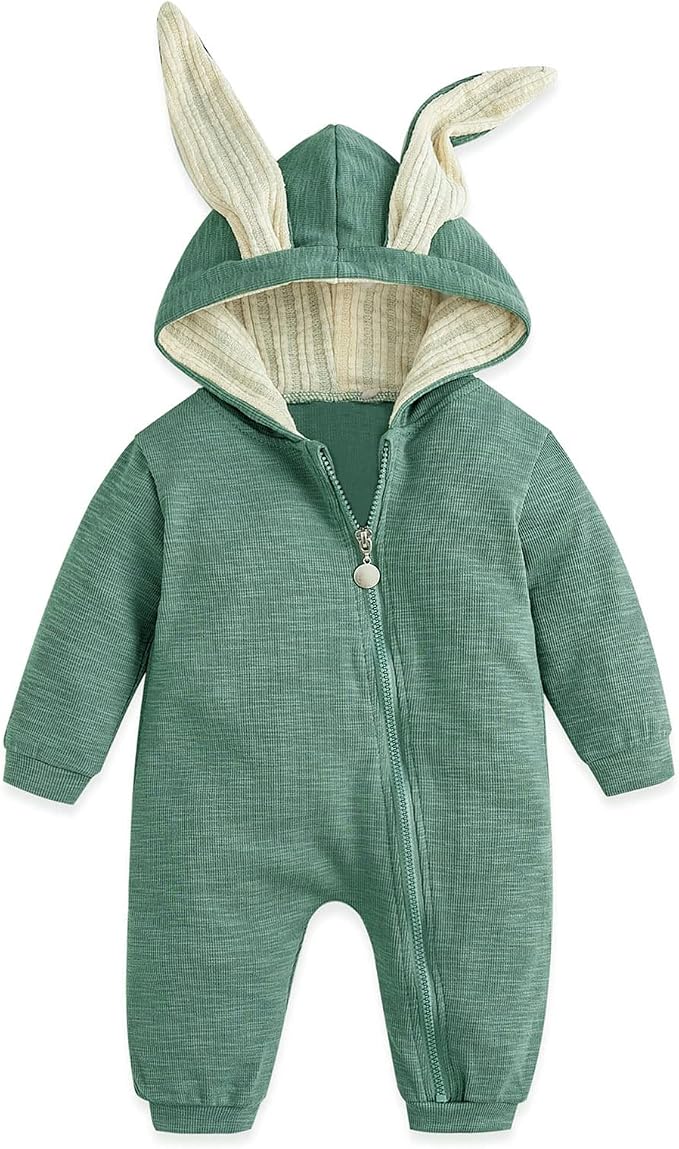 Simplee kids Baby Bunny Outfits Romper, Zipper Up by Simpleekids