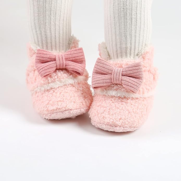Baby Booties Cozy Fleece Slippers Soft Baby Shoes - Image 3