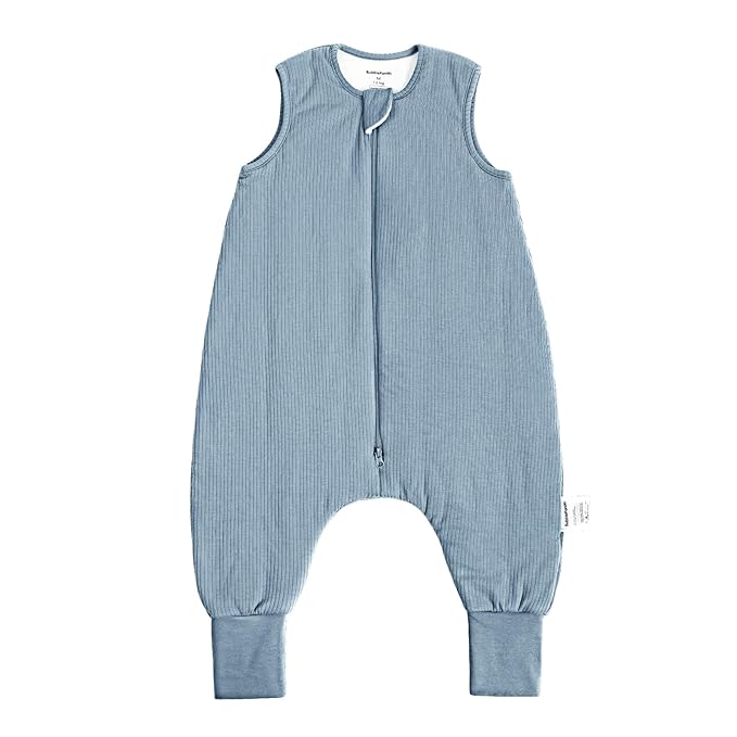 Rayon Made from Bamboo Toddler Sleep Sack with Feet 3t-4t 1.0 Tog Breathable Sleep Sack 36-48 Months Ultra Soft Baby Wearable Blanket with Legs Unisex Sleeping Bag with 2-Way Zipper