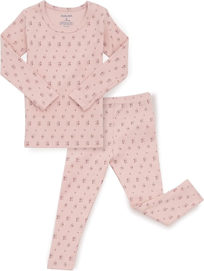 AVAUMA Baby Boys Girls Pajama Set 6M-7T Kids Cute Toddler Snug fit Pattern by AVAUMA