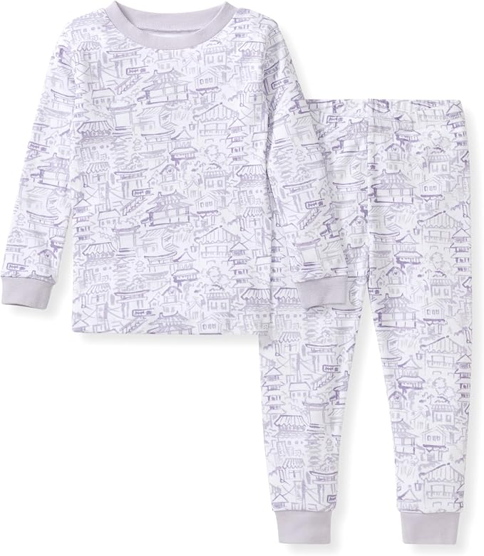 Burt's Bees Baby Girls Organic Cotton Pajamas, Toddler PJ Set, 2-PC | Soft by BurtsBeesBaby