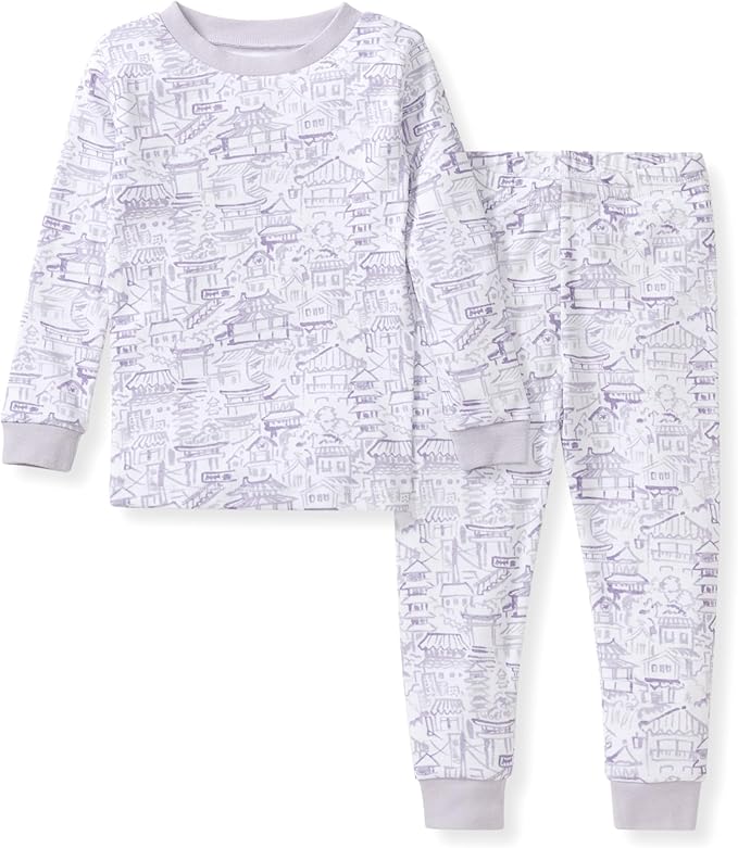 Burt's Bees Baby Girls Organic Cotton Pajamas, Toddler PJ Set, 2-PC | Soft by BurtsBeesBaby