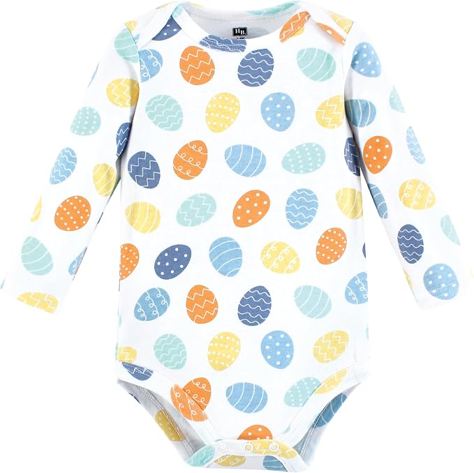 Hudson Baby baby-boys Cotton Long-sleeve Bodysuits 3-pack - Image 4