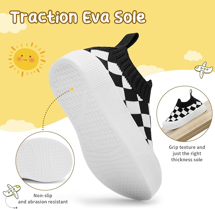 BACSAC Baby Toddler Unisex Infant Shoes Boys Girls Beige Mesh Breathable - Image 2