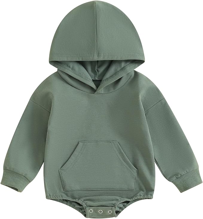 Newborn Halloween Romper Girl Boy Hoodie Romper Sweatshirt | 0-18 Months Baby by Sprifallbaby