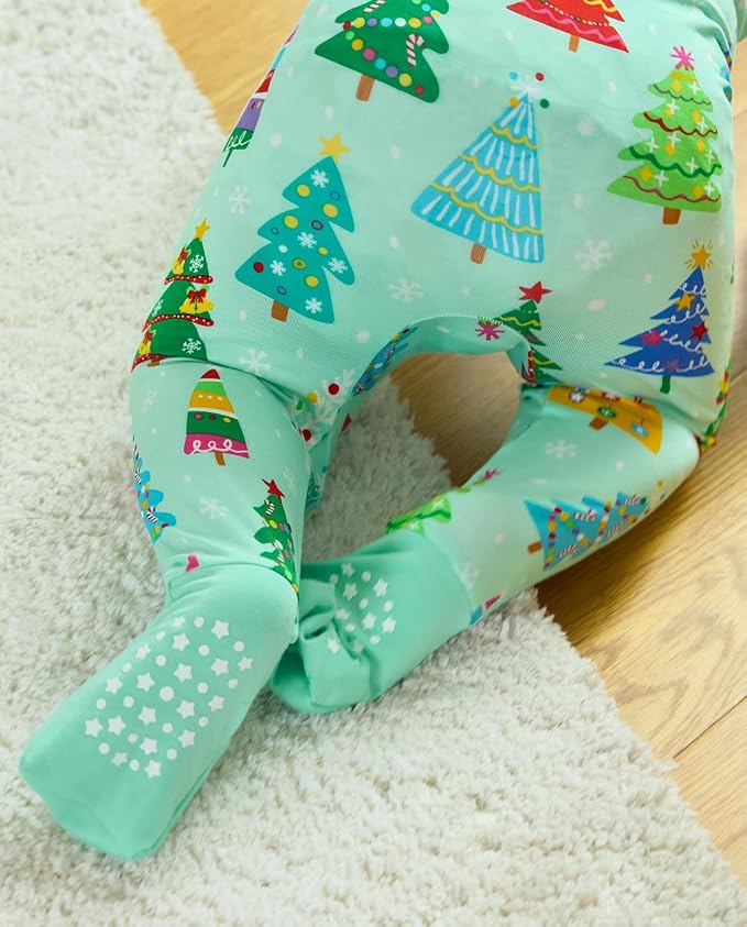 babee Reshinee Bamboo Viscose Baby Footie Pajama, Zipper Sleeper Boys Girls | - Image 6