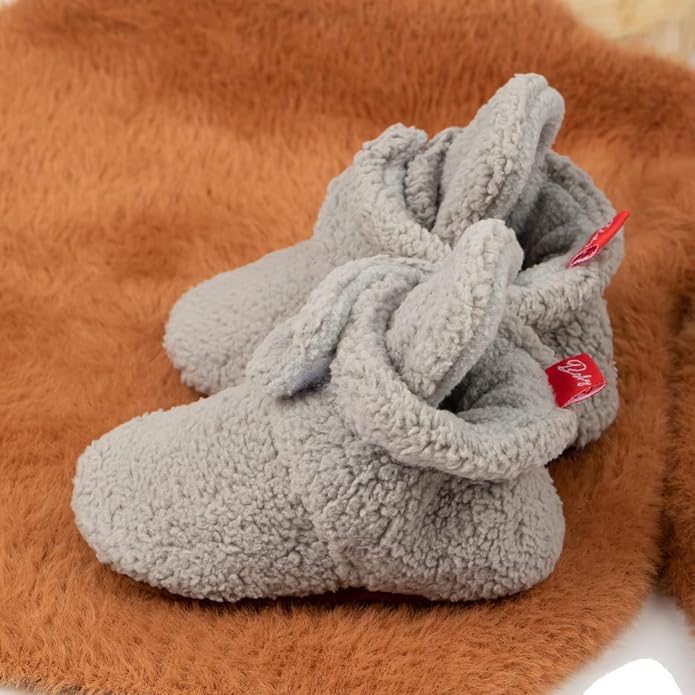 Sawimlgy Newborn Infant Baby Girl Boy Cotton Booties Stay On Sock Slippers Soft - Image 3