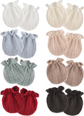 AQOKKA Newborn Baby Mittens No Scratch Cotton Elastic Wrist Gloves Infant by AQOKKA