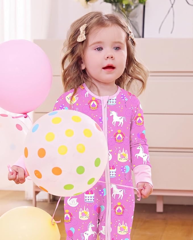 babee Reshinee Viscose derived from bamboo Baby Pajamas Convertible Footie - Image 9