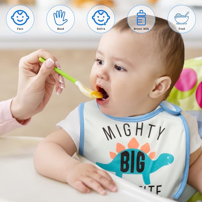 BWkoss 10Pcs Baby Bibs Waterproof Bibs - Image 5