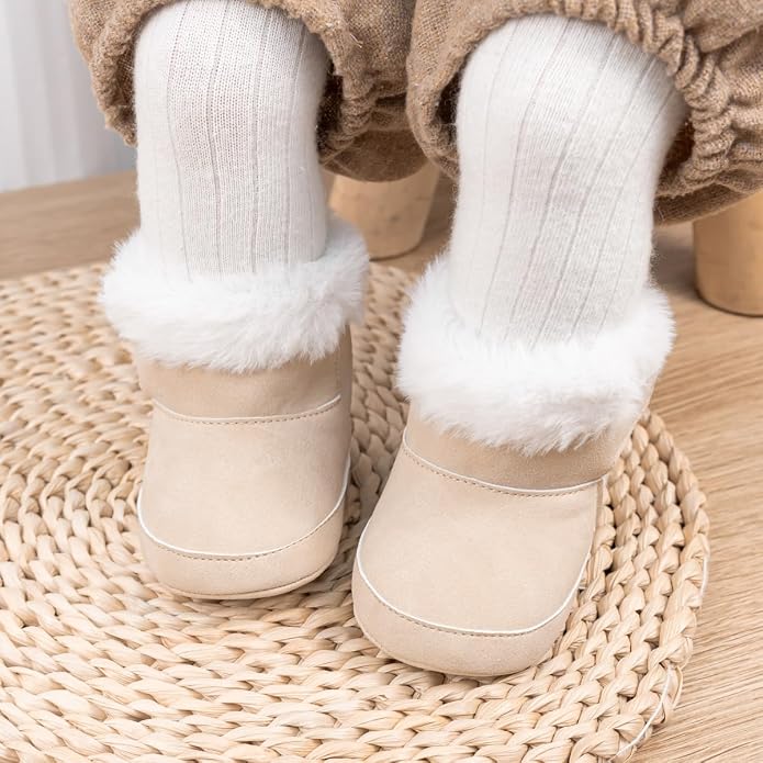 Meckior Baby Girls Cowboy Tassel Boots Side Zipper Moccasins Soft Bottom - Image 2