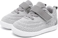 MORENDL Toddler Sneakers Baby Boys & Girls Barefoot Shoes Lightweight Breathable Walking Running Tennis Athletic Sport Shoes
