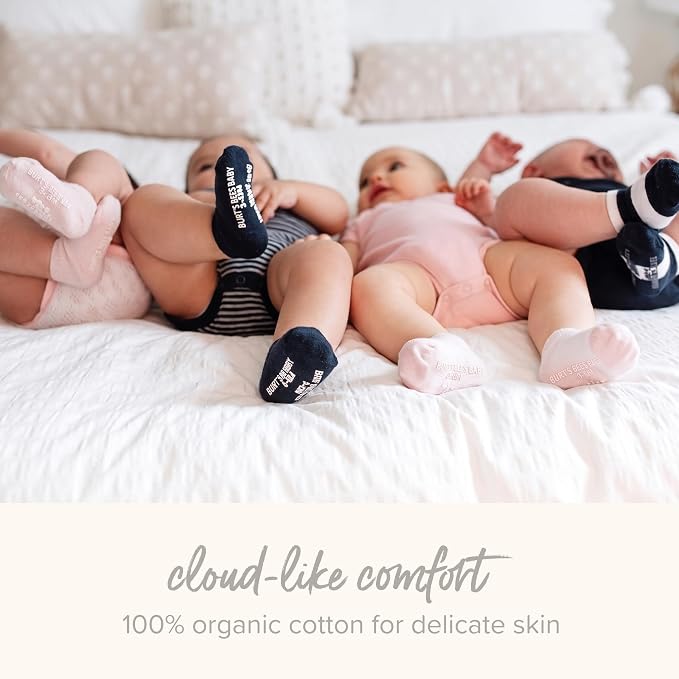 Burt's Bees Baby Organic Ankle & Crew Socks - Image 5