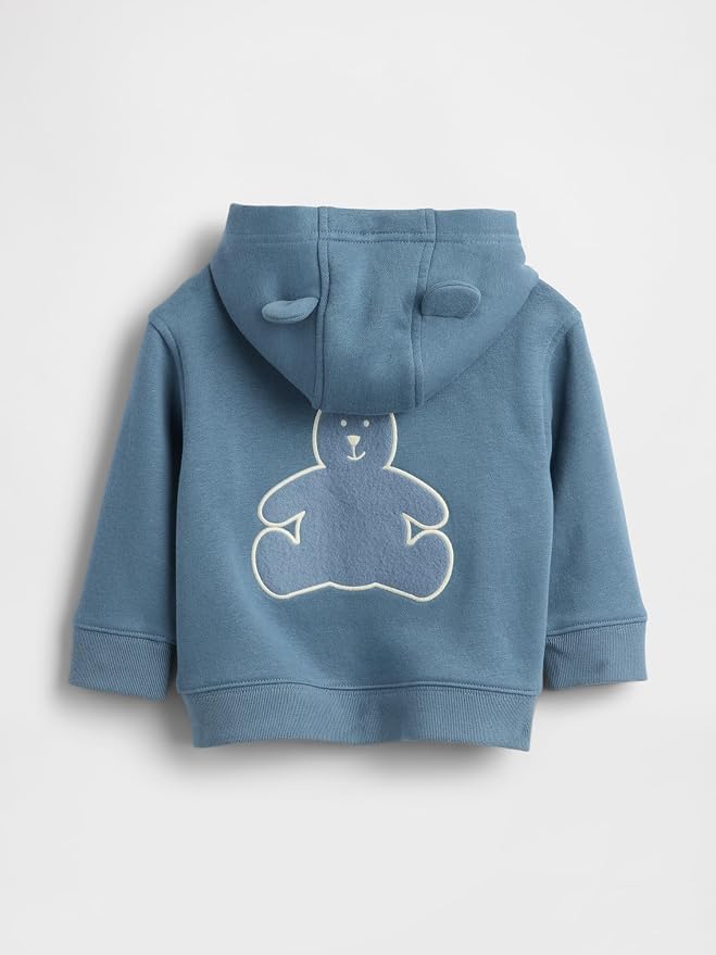 GAP Baby Logo Full Zip Hoodie - Image 2