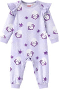 Disney Stitch Princess Minnie Winnie Marvel Baby Girls Ruffle Long Sleeve by Disney