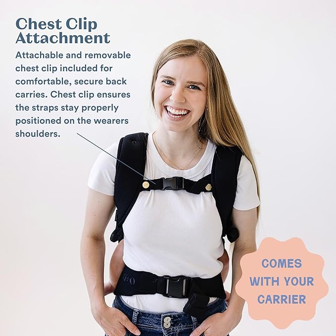 Ava & Oliver Essential Baby Carrier – Ergonomic, Hip-Healthy Soft Structured Carrier for Infants & Toddlers (7–35lbs) - Front and Back Carry, Breathable Fabric, Stylish & Lightweight (Coffee)