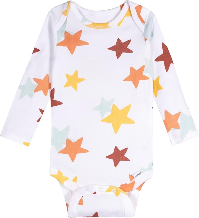 Onesies Brand Baby Boys & Girls 6-Pack Long Sleeve Bodysuits - Image 4
