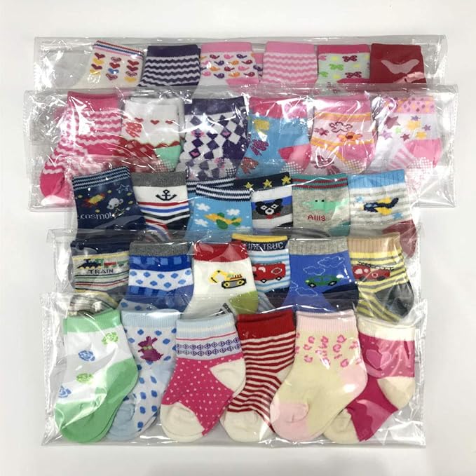 WAFUNNE 20 Pairs Baby Socks Wholesale - Image 5
