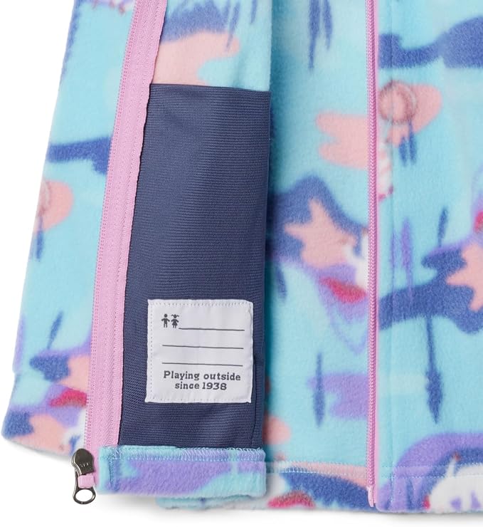 Columbia Youth Girls Benton Springs II Printed Fleece Jacket - Image 3