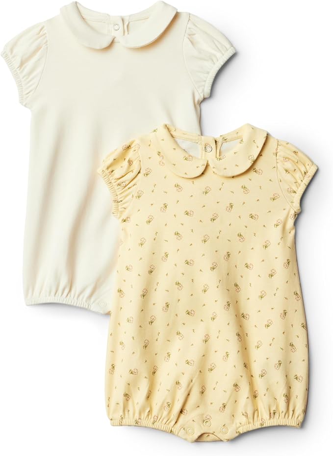 Amazon Essentials x Sofia Grainge Baby Girls' Cotton Short Sleeve Romper by AmazonEssentials