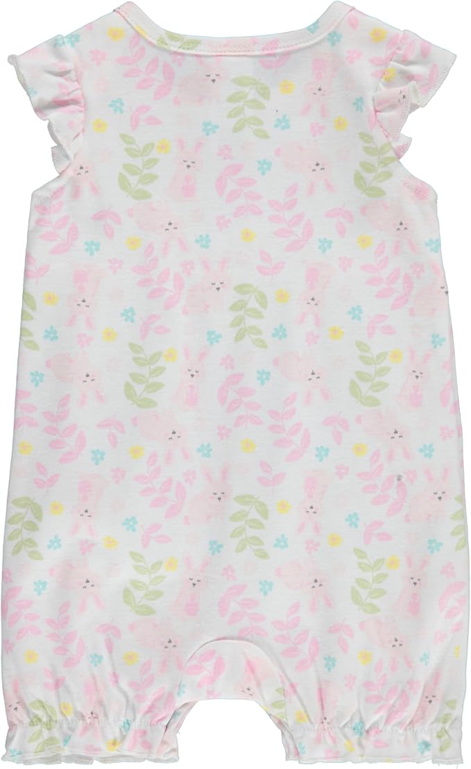 Cudlie 2-Pack Baby Girl Rompers – Soft Cotton, Everyday Comfort - Image 7