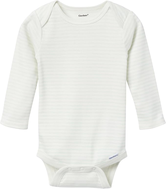 Gerber Baby Girls' 6-pack Long-sleeve Onesies Bodysuits - Image 4