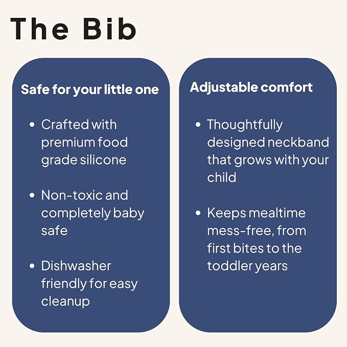 Kaya Silicone Baby Bib Pack of 2, BPA-Free Waterproof Food Catcher, Adjustable - Image 9
