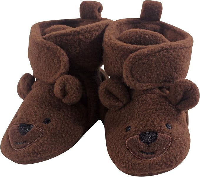 Hudson Baby Unisex-Baby Cozy Fleece BootiesSlipper Sock by HudsonBaby