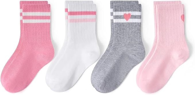 Baby Toddler Essentials Non-Slip Crew Socks by Bearbay