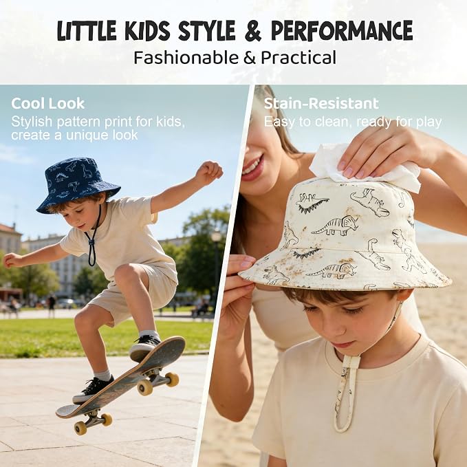 Durio 2-Pack Baby Bucket Hat - Image 6