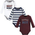 Hudson Baby baby-boys Cotton Long-sleeve Bodysuits 3-pack by HudsonBaby