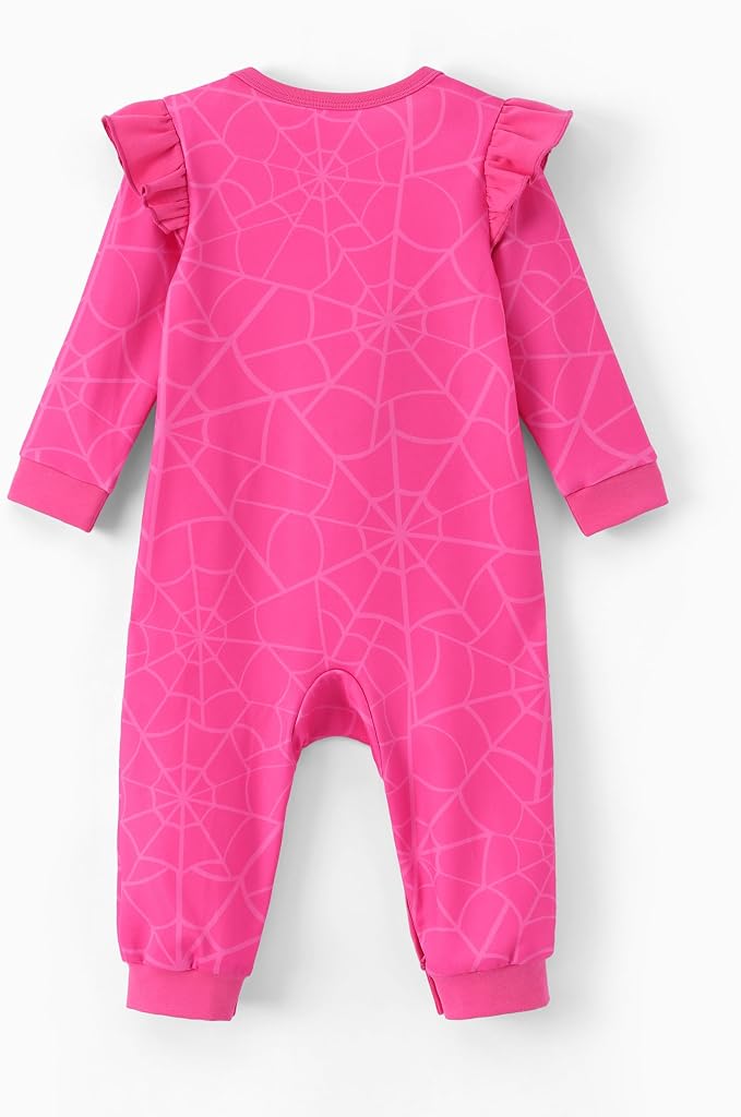 Disney Stitch Princess Minnie Winnie Marvel Baby Girls Ruffle Long Sleeve - Image 2